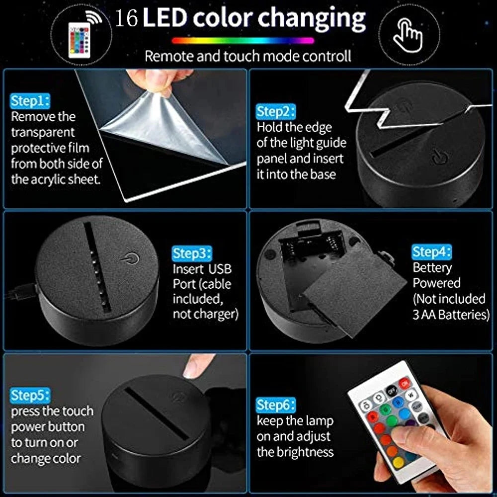 Dragon Ball Z 3D LED Night Light