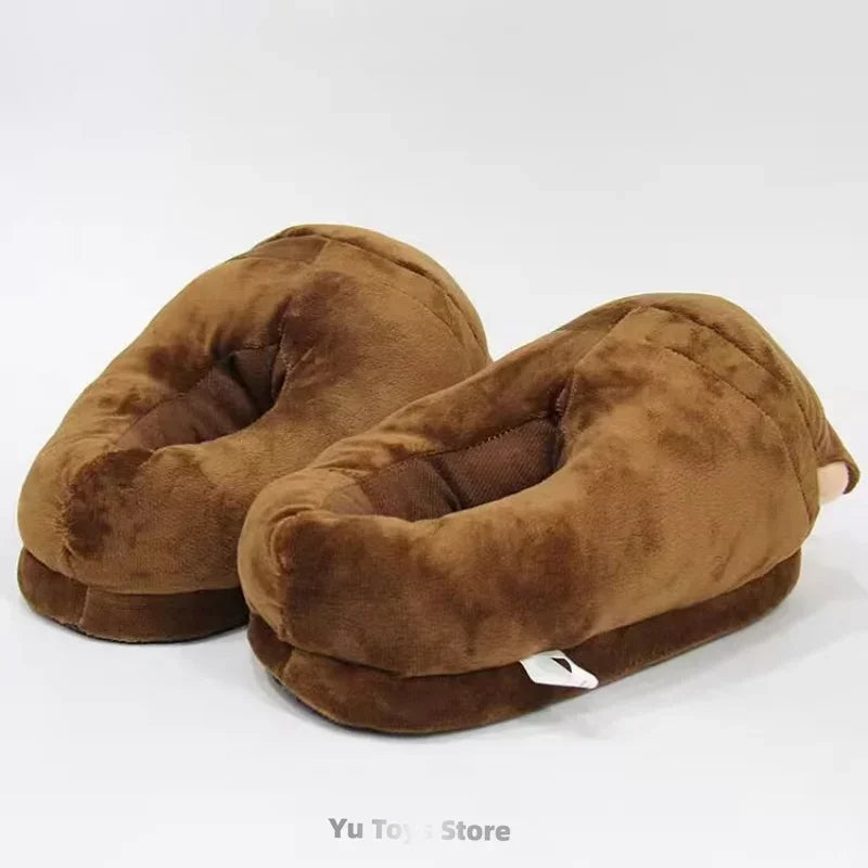 Cute Harries Potters Winter Plush Warm And Thickened Cotton Slippers Potter Couple Indoor For Breathability Shoes Surprise Gift