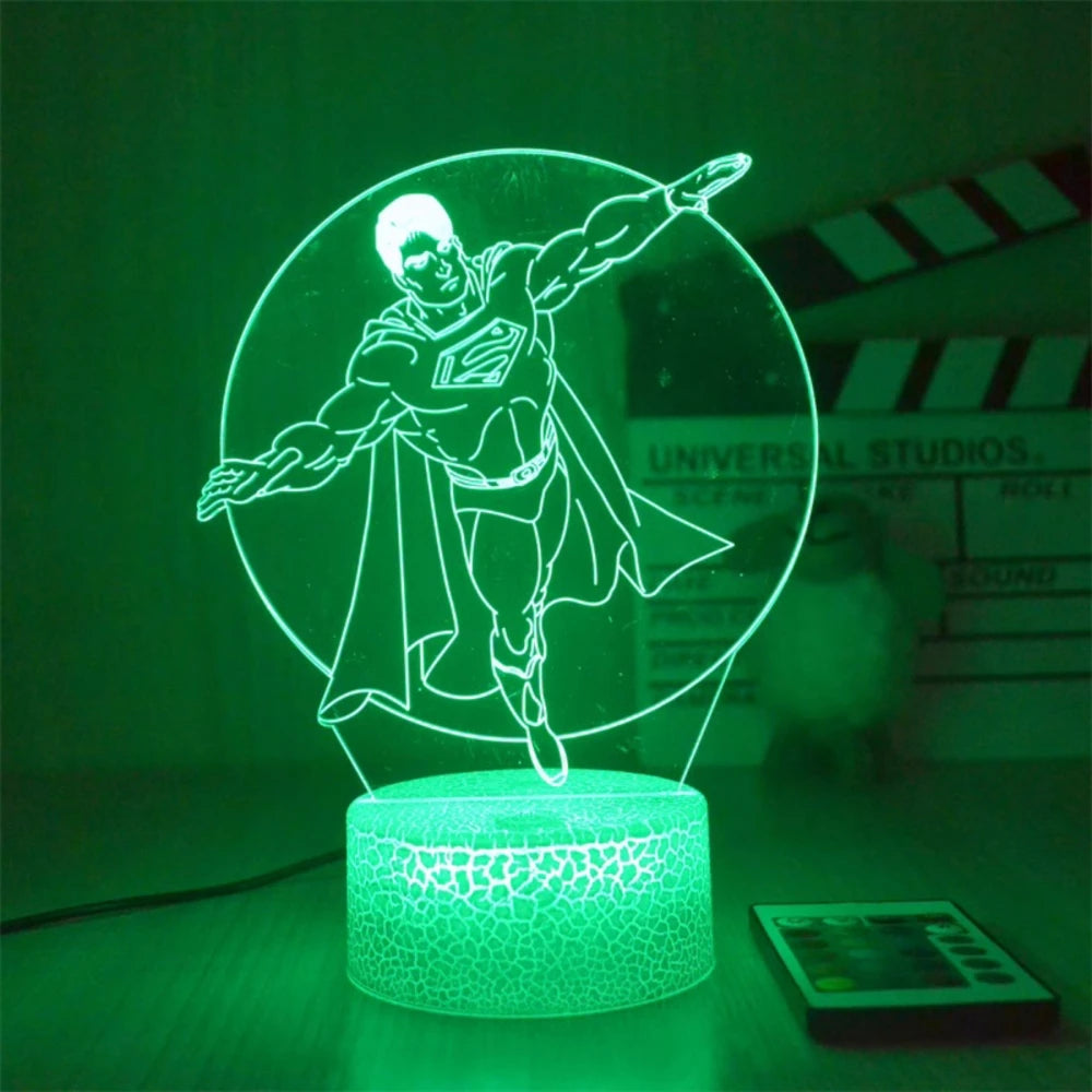 3D Superhero LED Night Light