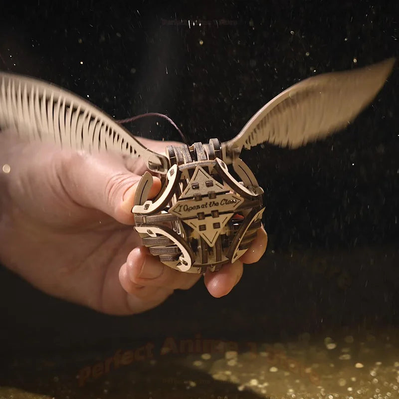 Harry Potter, genuine joint name, peripheral model, movable golden snitch, assembled puzzle, birthday gift.