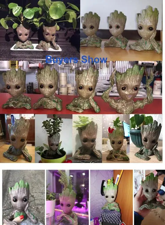 Groot Tree Flowerpot Action Figures Model Toys