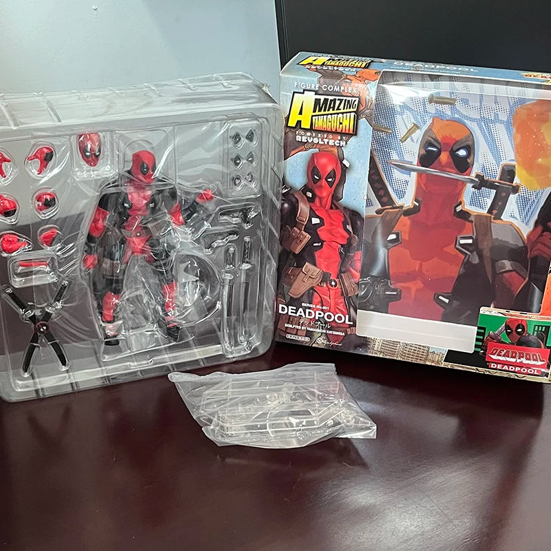 Yamaguchi Revoltech EPIC Deadpool Action Figure Ultimate X-Men Deadpool Super Hero Figure Toys Collectible Model Doll Gifts