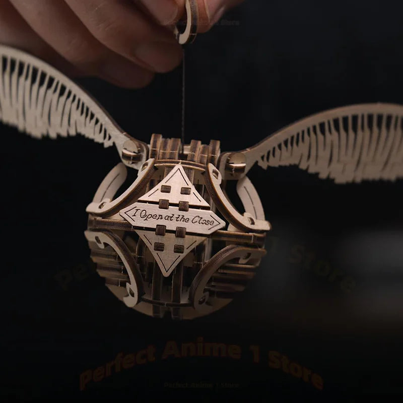 Harry Potter, genuine joint name, peripheral model, movable golden snitch, assembled puzzle, birthday gift.