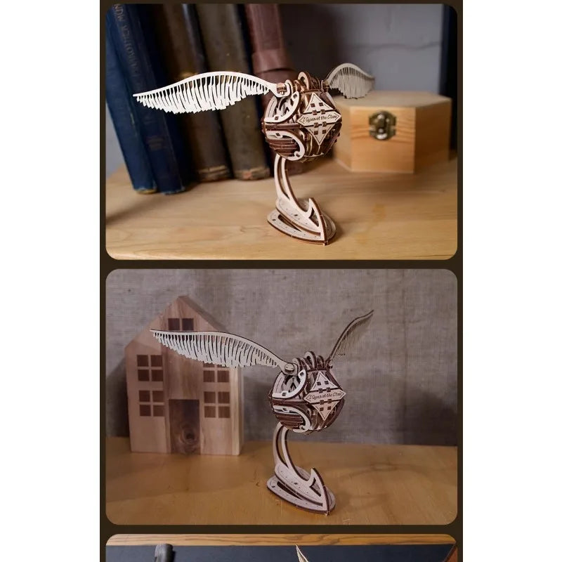 Harry Potter, genuine joint name, peripheral model, movable golden snitch, assembled puzzle, birthday gift.