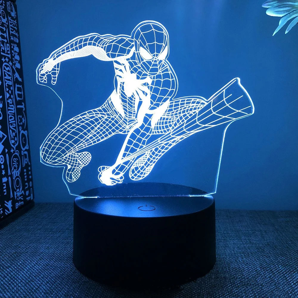 Spider-Man 3D Acrylic LED Night Light