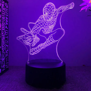 Spider-Man 3D Acrylic LED Night Light
