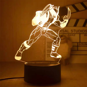 3D Superhero LED Night Light