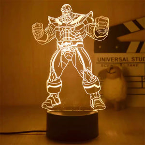 3D Superhero LED Night Light