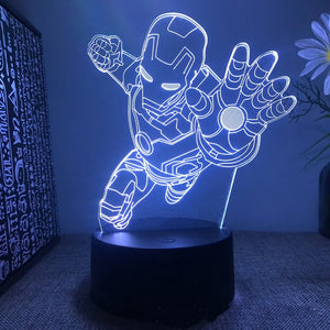 Spider-Man 3D Acrylic LED Night Light