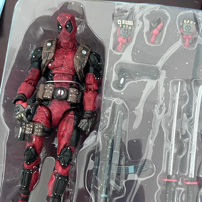 Yamaguchi Revoltech EPIC Deadpool Action Figure Ultimate X-Men Deadpool Super Hero Figure Toys Collectible Model Doll Gifts