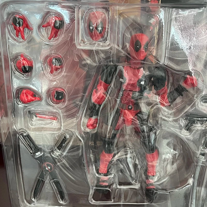 Yamaguchi Revoltech EPIC Deadpool Action Figure Ultimate X-Men Deadpool Super Hero Figure Toys Collectible Model Doll Gifts