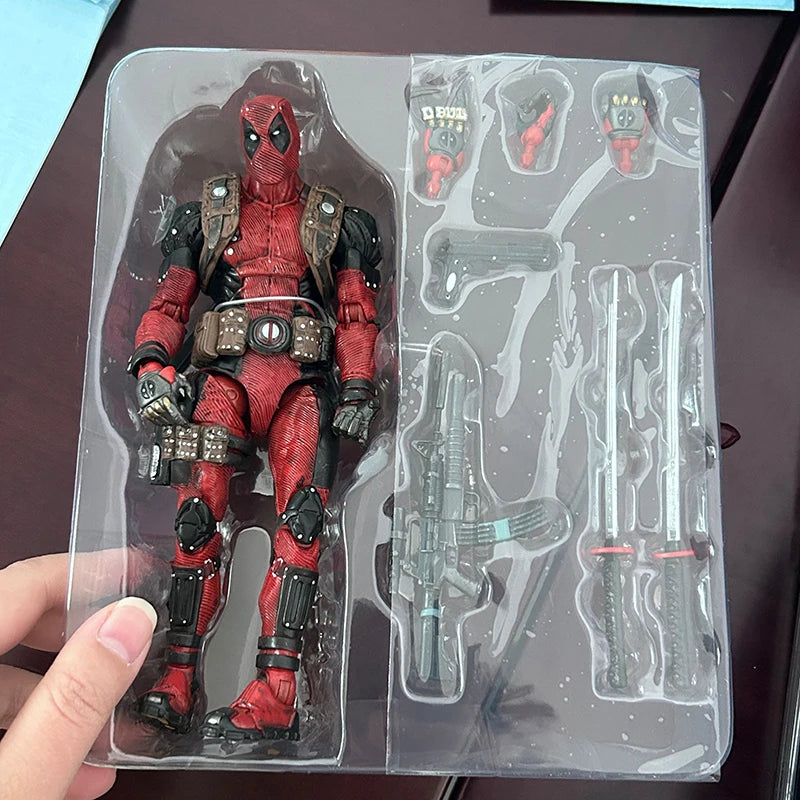 Yamaguchi Revoltech EPIC Deadpool Action Figure Ultimate X-Men Deadpool Super Hero Figure Toys Collectible Model Doll Gifts