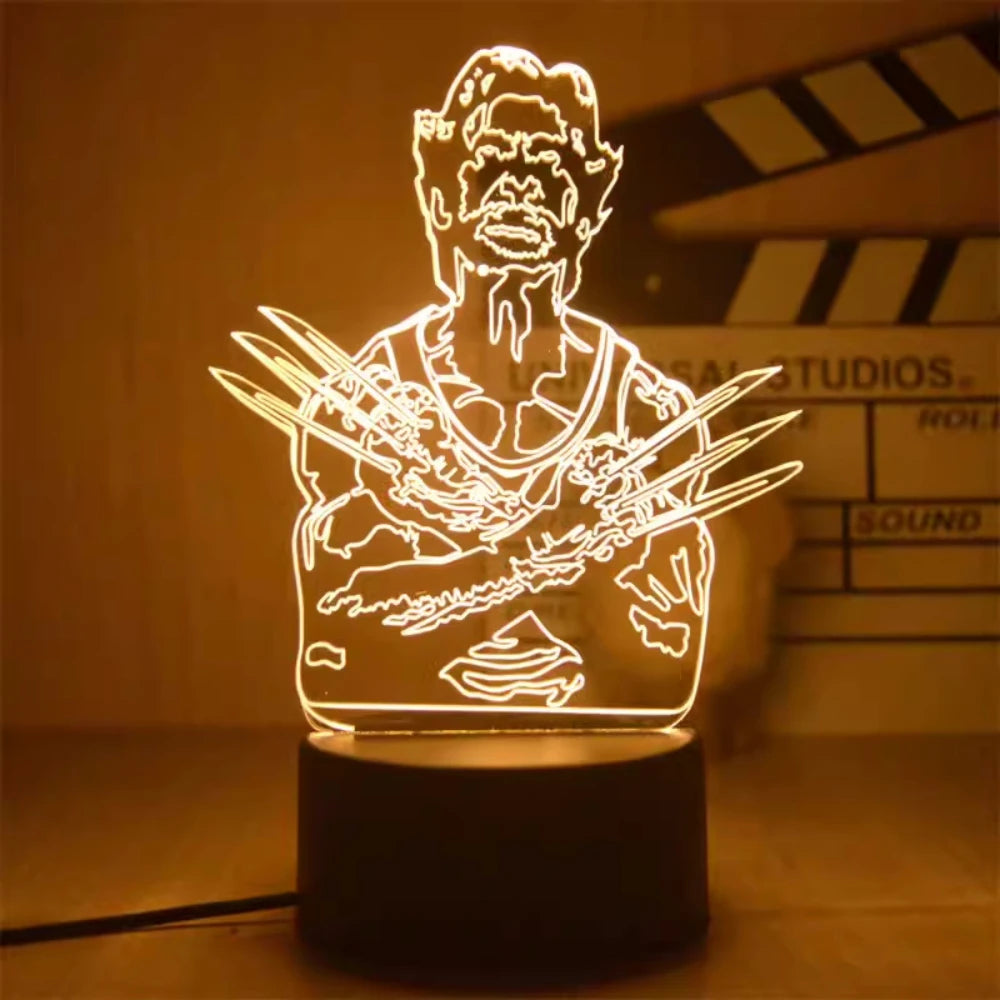 3D Superhero LED Night Light