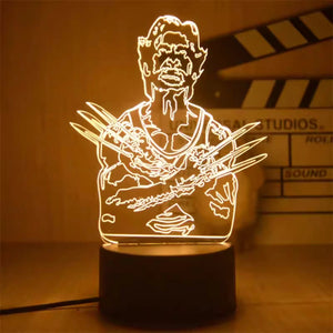 3D Superhero LED Night Light