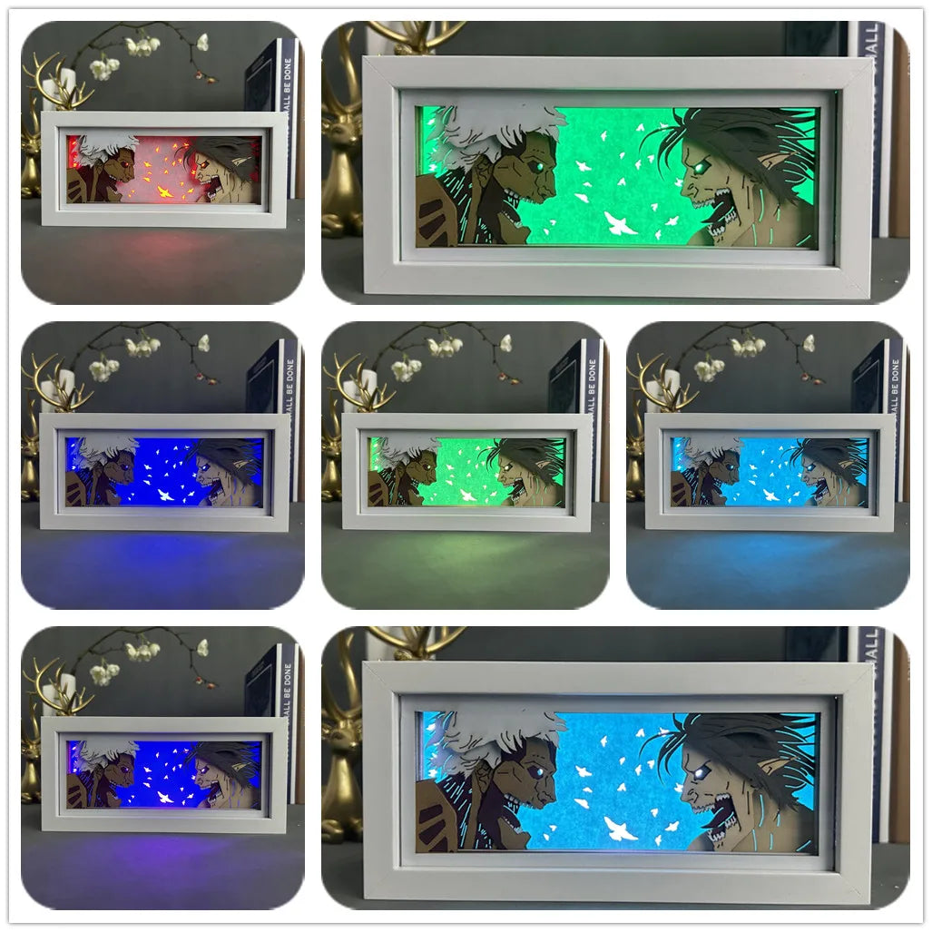Attack on Titan 3D LED Light Box