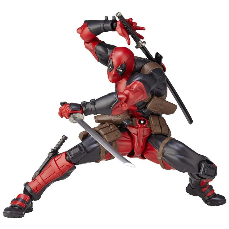 Yamaguchi Revoltech EPIC Deadpool Action Figure Ultimate X-Men Deadpool Super Hero Figure Toys Collectible Model Doll Gifts