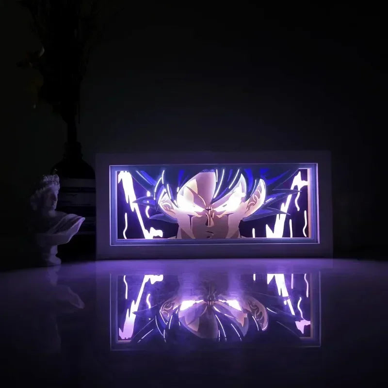 Dragon Ball Super Saiyan 3D LED Light Box