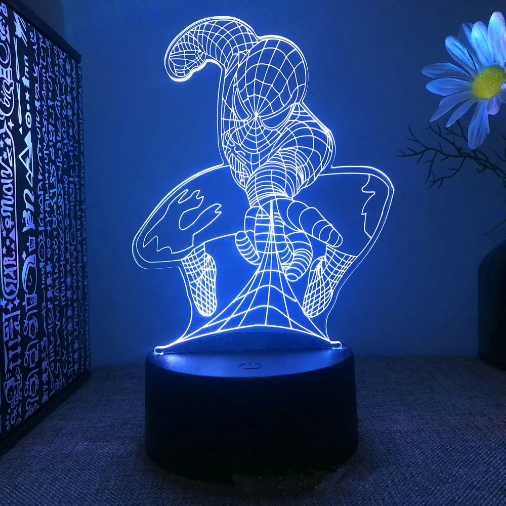 Spider-Man 3D Acrylic LED Night Light